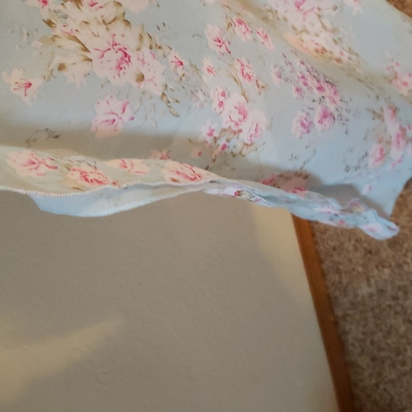 Kimono Sheer Floral Light Blue - Picture 4 of 6